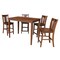 International Concepts Rectangle 30x48 Counter Ht Dining Table, 4 Counter Ht Stools, Espresso, 30 in W, 48 in L, 36 in H K581-3048-S102-4 - alternate 1